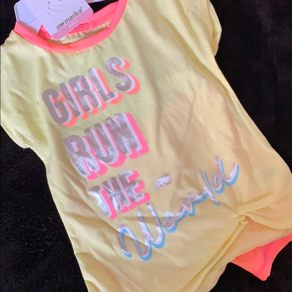 Marika Shorts Set Girls Run The World 💖💛🏃‍♀️